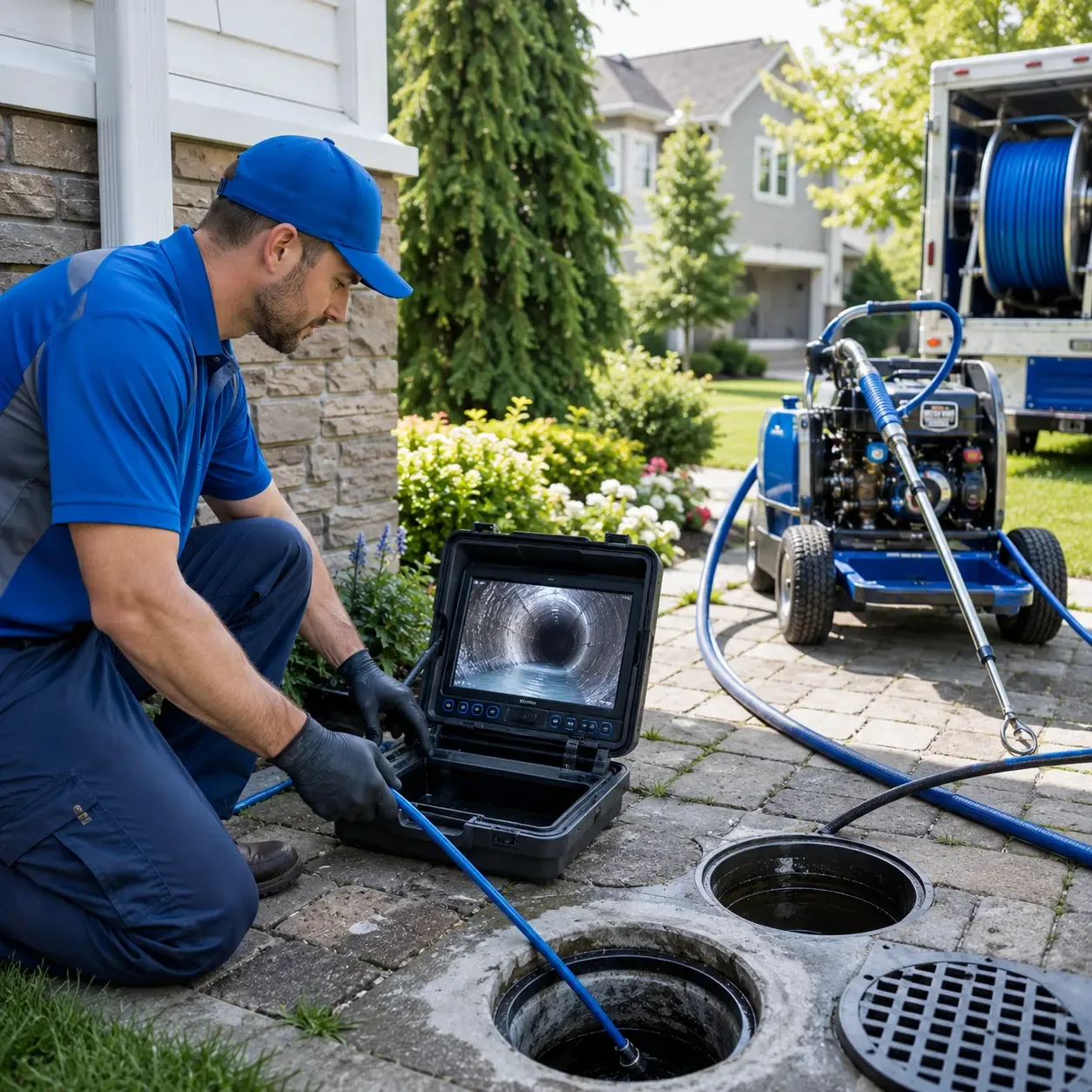 Outdoor drain cleaning professionals serving Lebanon, PA